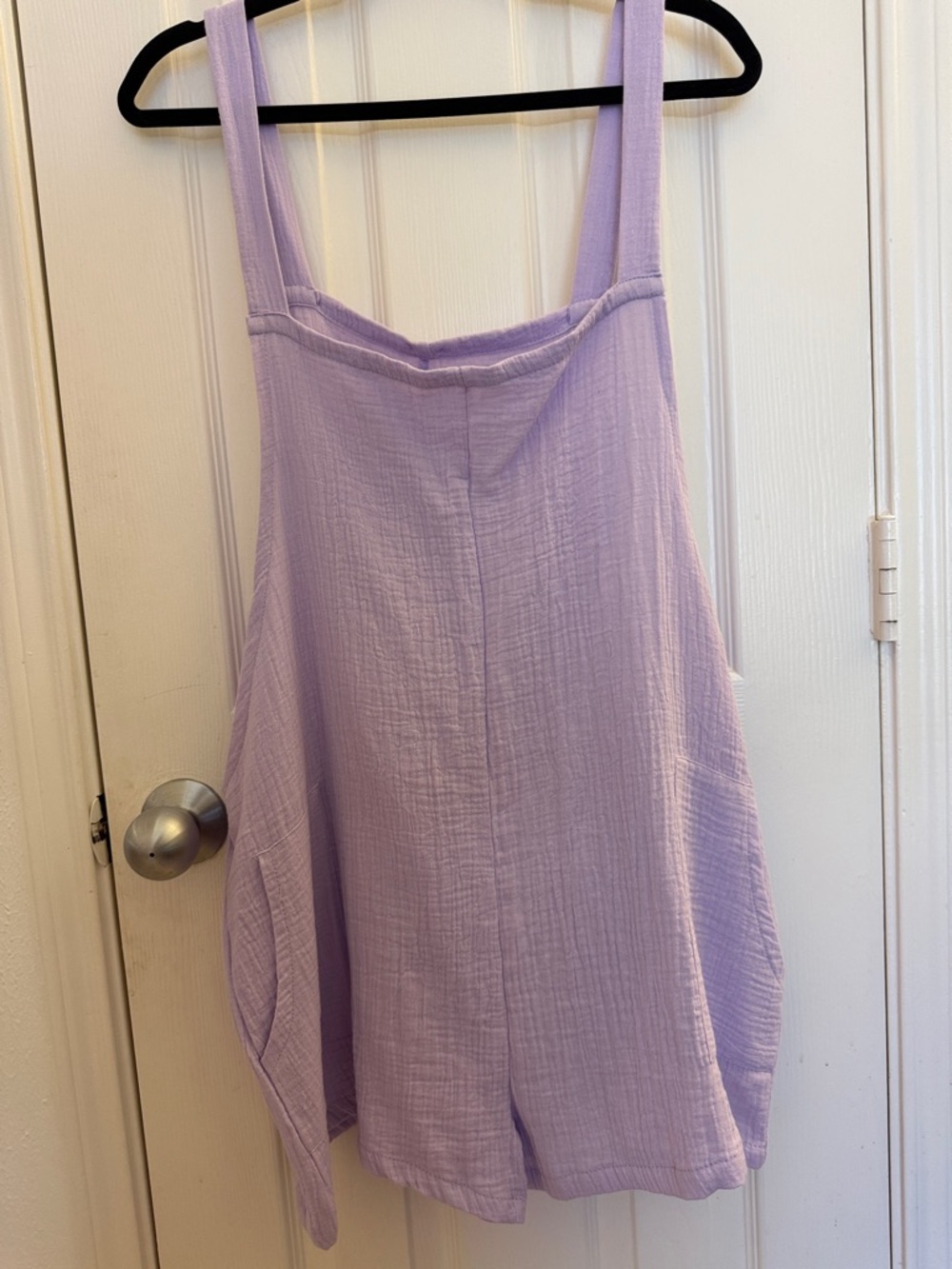 Light Lilac Cotton Gauze Sleeveless Tunic
